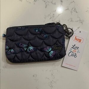 Lug Gray Butterfly Coin Pouch/wallet